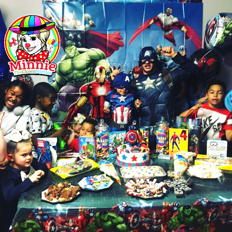 marvel themed party