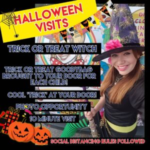 Halloween Tick Or Treat Visits at Your Door